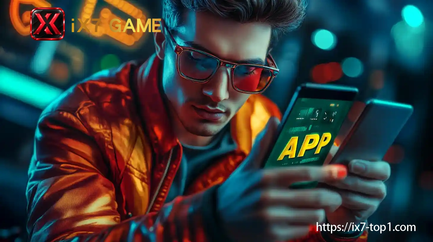 Downloading the IX7 Game casino app on Android