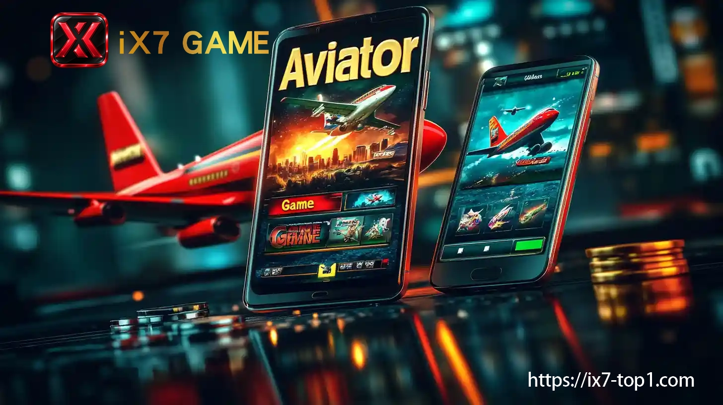 Opening Aviator through the IX7 Game mobile app