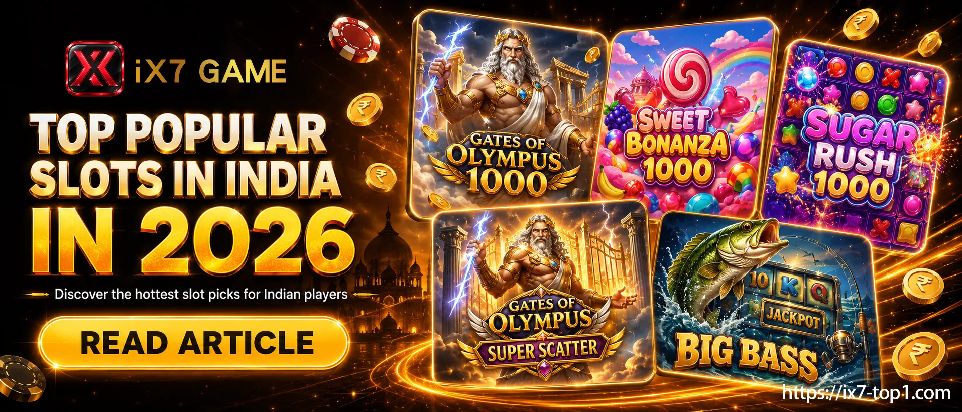 Popular Indian slot titles in 2026